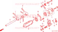 CILINDRO CAMBIO per Honda PAN EUROPEAN ST 1100 1998