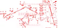 CILINDRO MAESTRO FRENO(ST1100AS) per Honda PAN EUROPEAN ST 1100 ABS 1995