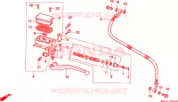 CILINDRO MAESTRO INNESTO per Honda PAN EUROPEAN ST 1100 1998