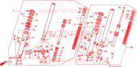 FORCELLA ANTERIORE (ST1100AT/AV/AW) per Honda PAN EUROPEAN ST 1100 ABS 1998