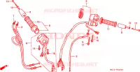 INTERRUTTORE/CAVO per Honda PAN EUROPEAN ST 1100 1998