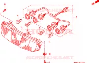 LUCE COMBINAZIONE POST. per Honda PAN EUROPEAN ST 1100 1998