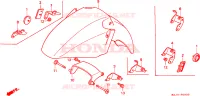 PARAFANGO ANTERIORE  per Honda PAN EUROPEAN ST 1100 1998