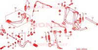 PEDALE/PIEDE D'APPOGGIO per Honda PAN EUROPEAN ST 1100 1998