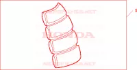 PROTEZIONE SERBATOIO per Honda PAN EUROPEAN ST 1100 1998