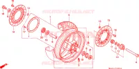 RUOTA ANTERIORE per Honda PAN EUROPEAN ST 1100 ABS 1995