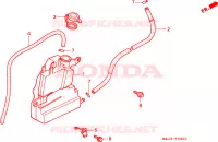 SERBATOIO DI RISERVA per Honda PAN EUROPEAN ST 1100 1998