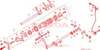 CILINDRO CAMBIO/FORCA CAMBIO per Honda GL 1500 GOLD WING SE 1997
