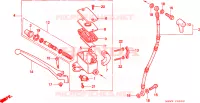 CILINDRO MAESTRO FRENO per Honda GL 1500 GOLD WING SE 1997