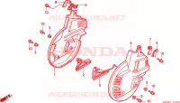 COPERTURA RUOTA ANTERIORE (CL1500AW/SEW) per Honda GL 1500 GOLD WING SE 1999