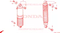 CUSCINO POSTERIORE per Honda GL 1500 GOLD WING SE 1997