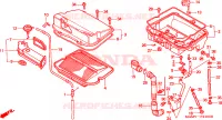 FILTRO ARIA per Honda GL 1500 GOLD WING SE 1997