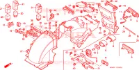 PARAFANGO POSTERIORE per Honda GL 1500 GOLD WING SE 1997