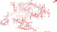 TUBI per Honda GL 1500 GOLD WING SE 1997