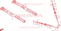 ALBERO A CAMME/VALVOLA per Honda CBR 1100 SUPER BLACKBIRD 2003