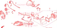 FRECCIA(V Y/1/2/3 CM) per Honda CBR 1100 SUPER BLACKBIRD 2003