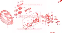 LUCE CODA(X/Y/1/2/3/4) per Honda CBR 1100 SUPER BLACKBIRD 2003