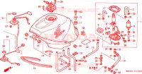 SERBATOIO COMBUSTIBILE(X/Y/1/2/3/4) per Honda CBR 1100 SUPER BLACKBIRD 2003