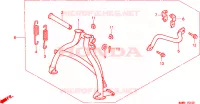 ARREDO SOPPORTO per Honda TRANSALP 600 34HP 1997