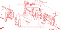 CALIBRO FRENO ANTERIORE per Honda TRANSALP 600 34HP 1997