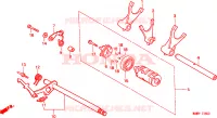 CILINDRO CAMBIO per Honda TRANSALP 600 34HP 1997