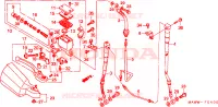 CILINDRO MAESTRO FRENO per Honda TRANSALP 600 34HP 1997
