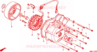 COPERTURA CASSA MANOVELLA/ GENERATORE per Honda TRANSALP 600 34HP 1997
