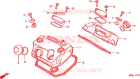 COPERTURA TESTA CILINDRO per Honda TRANSALP 600 34HP 1997
