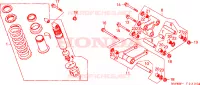 CUSCINO POSTERIORE per Honda TRANSALP 600 34HP 1997