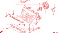 FANALE per Honda TRANSALP 600 34HP 1997