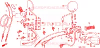 INTERRUTTORE/CAVO per Honda TRANSALP 600 34HP 1997