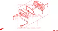 LUCE CODA per Honda TRANSALP 600 34HP 1997