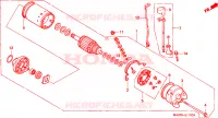 MOTORE AVVIAMENTO per Honda TRANSALP 600 34HP 1997