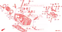 TESTATA(DIETRO) per Honda TRANSALP 600 34HP 1997