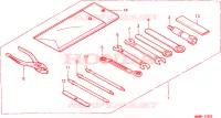 UTENSILI per Honda TRANSALP 600 34HP 1997