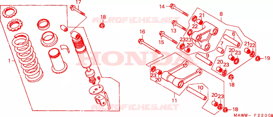 CUSCINO POSTERIORE Honda MOTO 600 TRANSALP 1999  XL600VX