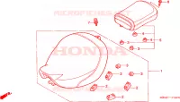 SEDILE per Honda SHADOW VT 750 DELUXE 2 TONES 2001