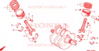 ALBERO A GOMITI/PISTONE per Honda SHADOW VT 750 1998