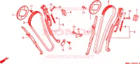 CATENA CAMMA/TENSIONE per Honda SHADOW VT 750 1998