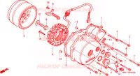 COPERTURA CASSA MANOVELLA/ GENERATORE per Honda SHADOW VT 750 1998