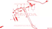 PIEDE D'APPOGGIO per Honda SHADOW VT 750 1998