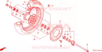RUOTA ANTERIORE per Honda SHADOW VT 750 1998