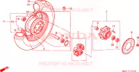 RUOTA POSTERIORE per Honda SHADOW VT 750 1998