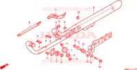 SMORZATORE SCARICO per Honda SHADOW VT 750 1998