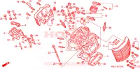 TESTATA(FRONTE) per Honda SHADOW VT 750 1998