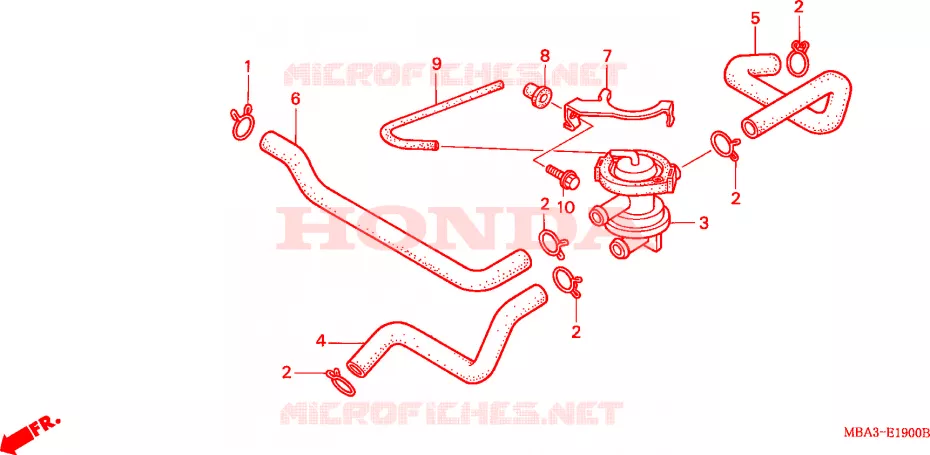 VALVOLA ASPIRAZIONE ARIA Honda MOTO 750 SHADOW 1998  VT750C2W