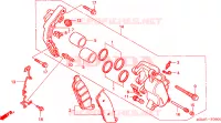 CALIBRO FRENO ANTERIORE per Honda SHADOW VT 750 Hamamatsu factory 2000