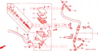 CILINDRO MAESTRO FRENO per Honda SHADOW VT 750 Hamamatsu factory 2000