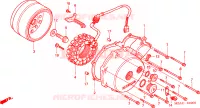 COPERTURA CASSA MANOVELLA/ GENERATORE per Honda SHADOW VT 750 Hamamatsu factory 2000
