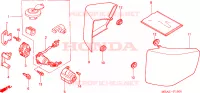 COPERTURA LATO per Honda SHADOW VT 750 Hamamatsu factory 2000